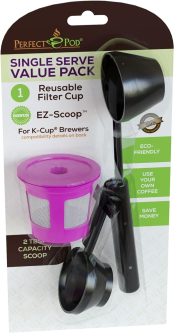 Single Serve Value Pack Reusable Filter Cup/EZ Scoop